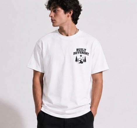 “BUILT DIFFERENT” Short Sleeve T-Shirt